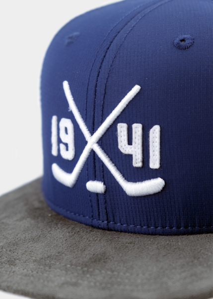 "Straubing Tigers Outdoor" - dunkelblau (Snapback)